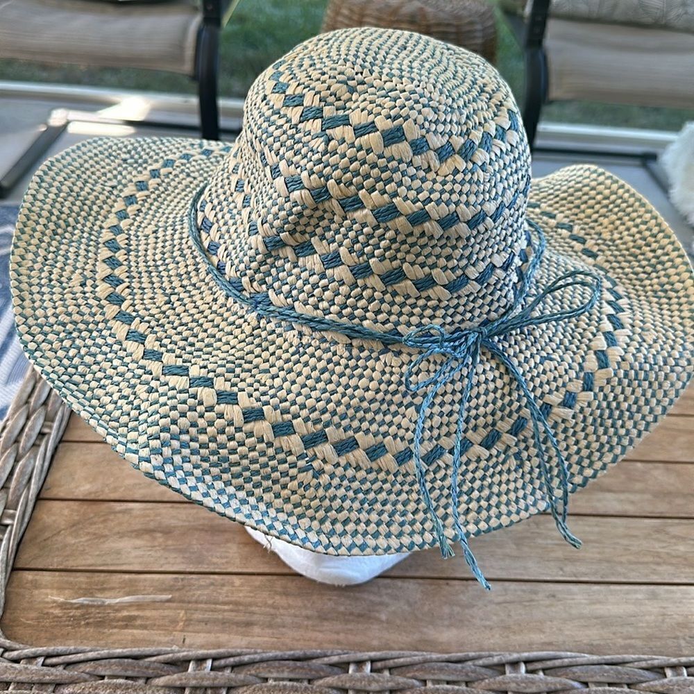Royal Resortwear Paper Wide Brim Hat 58cm